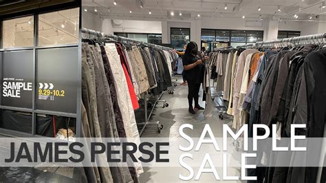 james perse sample sale nyc